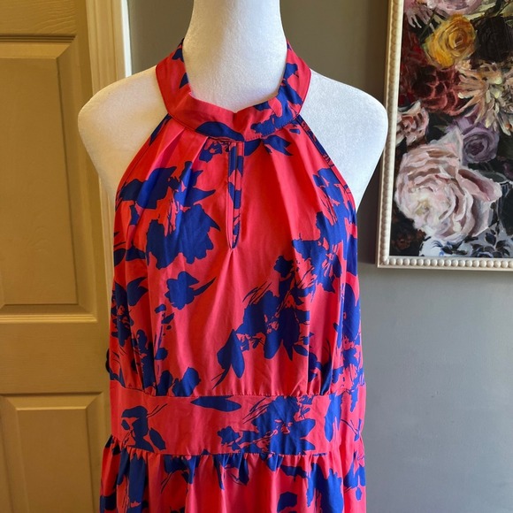 Women's Floral Halter Top Maxi 2XL Resort Beachy Boho - Picture 8 of 12